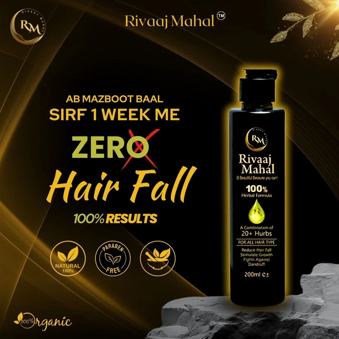 Rivaaj Mahal Charcoal Shampoo + Conditioner β For Deep Cleansing & Silky Black Shine