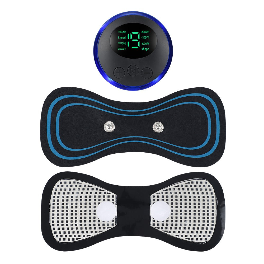 Wireless EMS Mini Massager – Portable Pain Relief Butterfly 💆‍♂️⚡