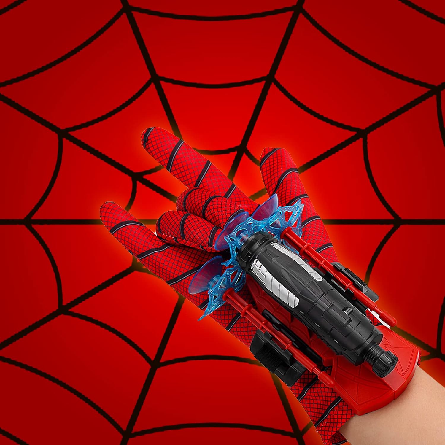 Spider-Man Wrist Shooter ,Transmitter Set For Kids - Multicolour