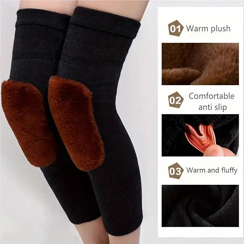 2 Pcs Winter Leg Knee Warmer