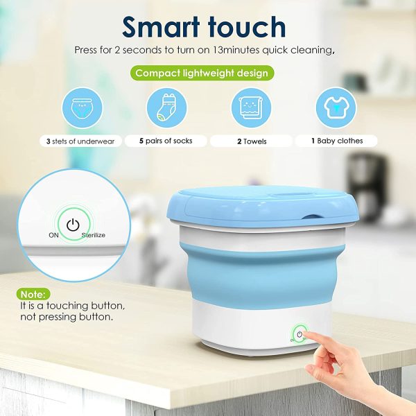 Powerful Mini Foldable Washing Machine with dryer and Foldable Washing Machine