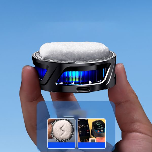 SL-25 15W High-Power Mobile Phone Cooler – Magnetic/Clip-On Radiator with Fast Ice Cooling & RGB LED Lights